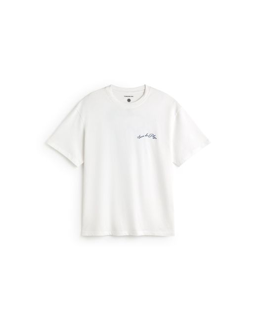 Thinking Mu White Aaron Beach House T-Shirt for men