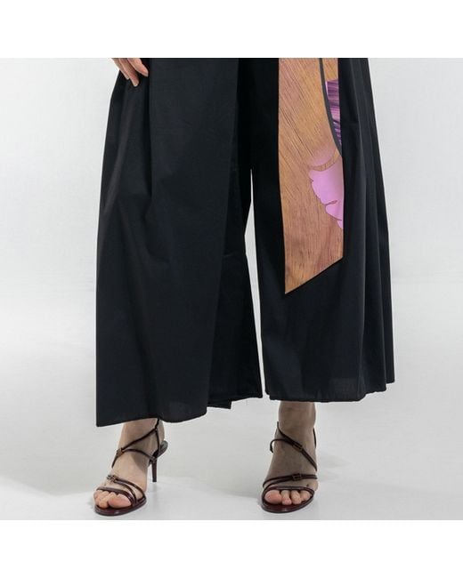 ARTISTA Blue Turn Wide Leg Pants