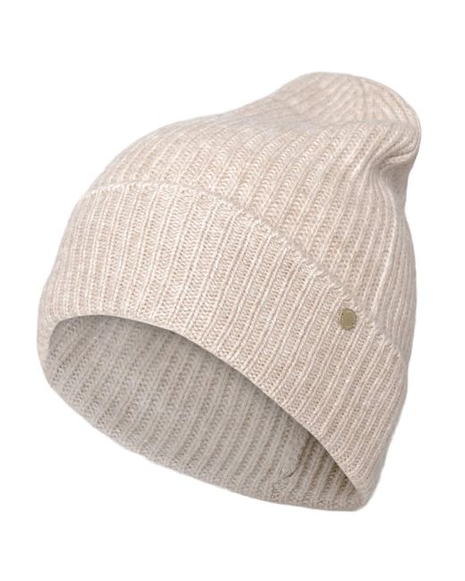 tirillm Gray "holly" Rib Knitted Cashmere Hat