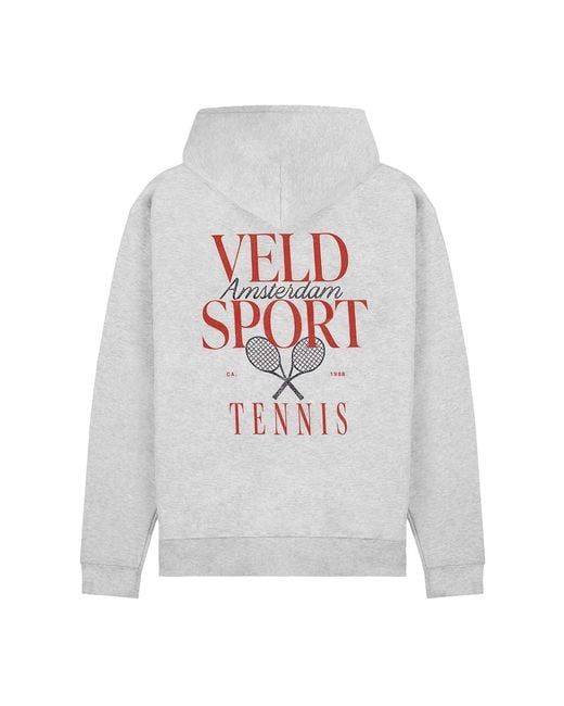VLD Gray Jordaan Sport Tennis Hoodie