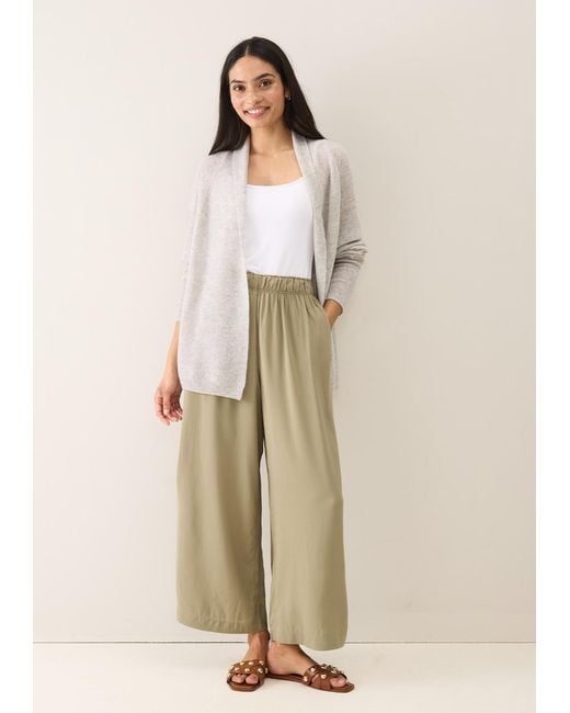 Loop Cashmere White Relaxed Edge To Edge Cardigan