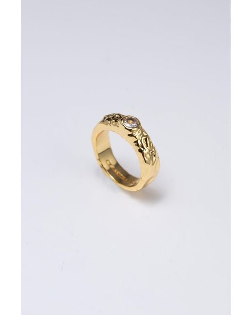 Classicharms Metallic Sylvie Molten Zirconia Stackable Ring