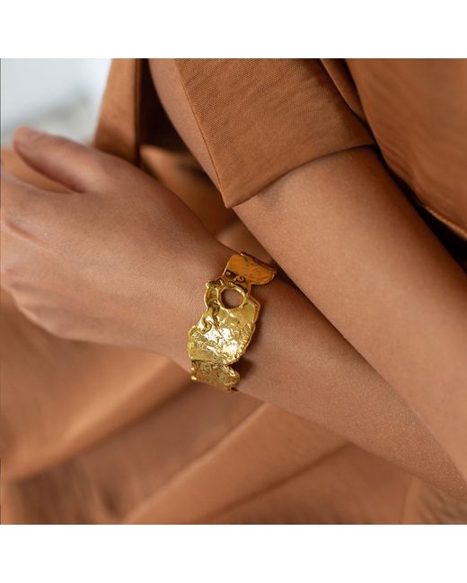 EVA REMENYI Metallic Talisman Moon Bracelet