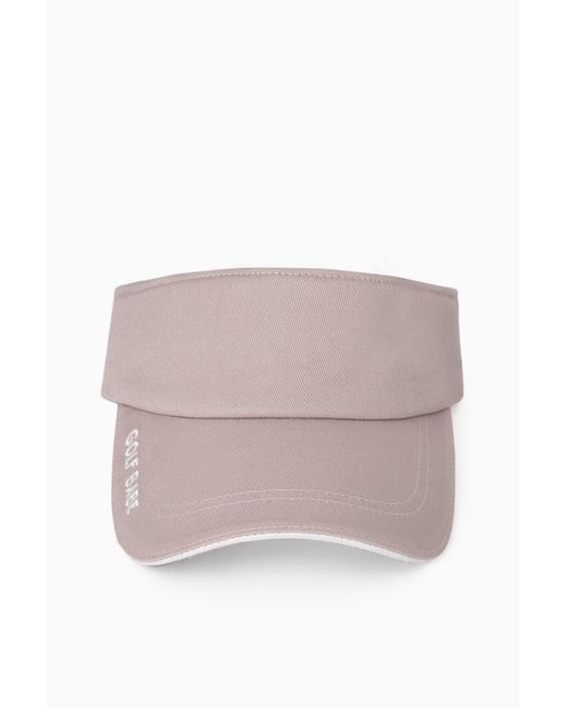 Victoria Paulsen Green Neutrals Golf Babe Visor- Taupe