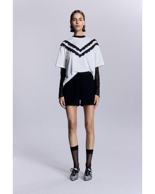 No'design White Aria Oversize T-Shirt