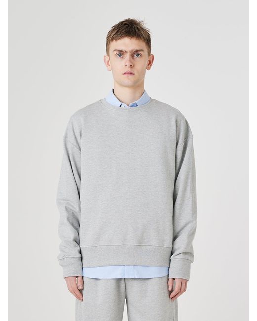 Uskees Gray Champ Sweatshirt for men