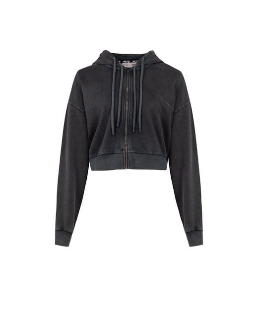 Pcfg Black Your Itch Acid Wash Zipped Hoody