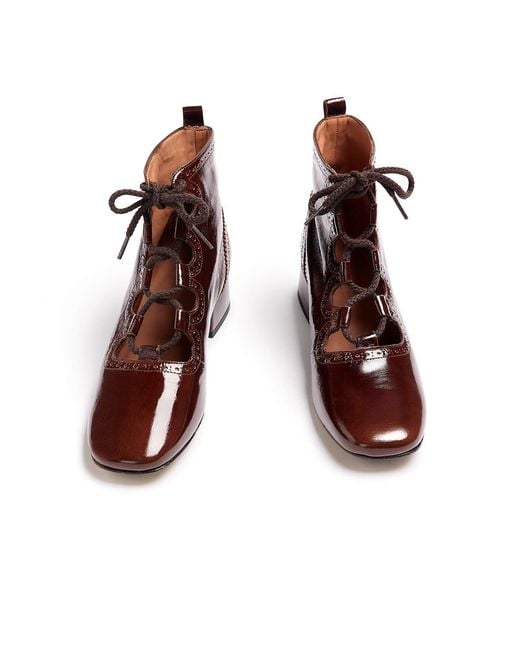 Naguisa Brown Ankle Boots