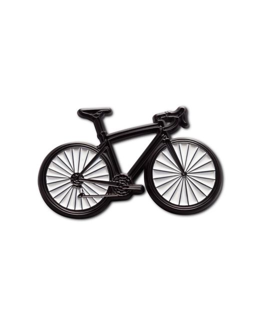 Make Heads Turn Black Enamel Pin Bicycle