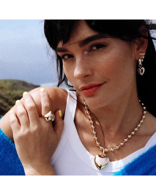 Leeada Jewelry White That's So Goode Heart Ring