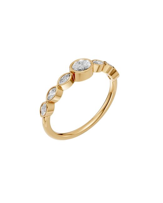 Aya Fine Jewelry Metallic Oval & Marquise Lab Grown Diamond Ring