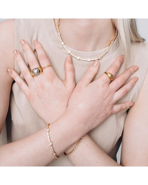 Ptera Jewelry Metallic Luna Astra Moon Ring