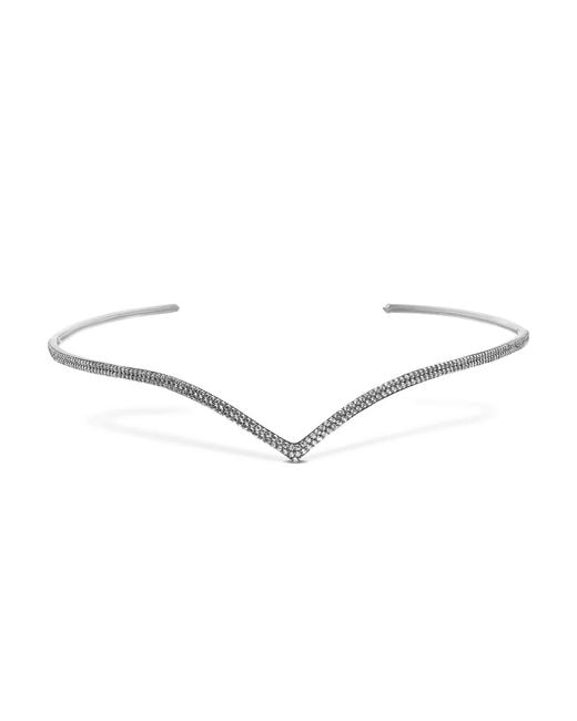 SALLY SKOUFIS Metallic Soul Headpiece With Made Diamonds