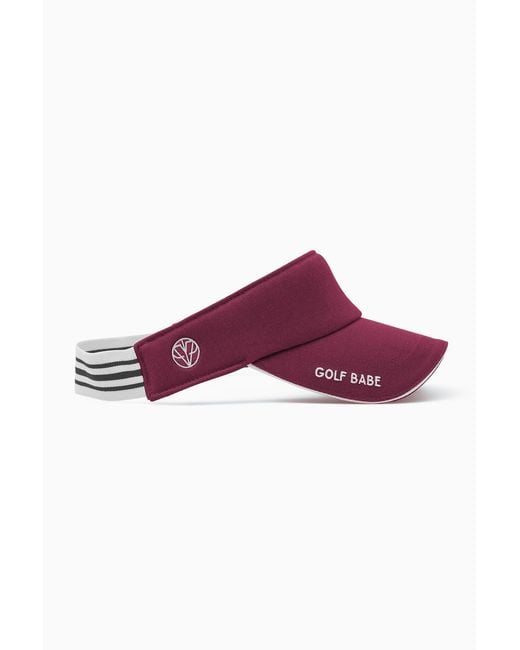 Victoria Paulsen Purple Golf Babe Visor