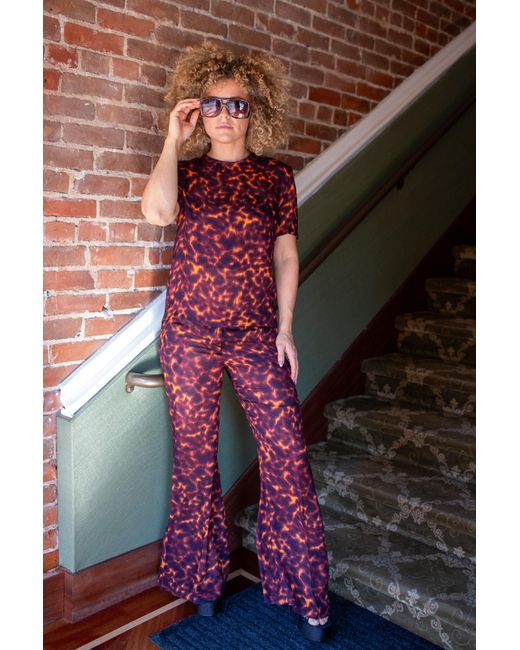 Jennafer Grace Red Mareesa Trousers