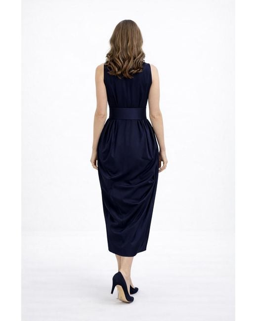 Lumina Eligma Blue The Tuxedo Dress