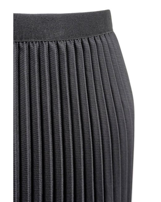 Wild Cosmos Blue Kate Ombre Pleated Skirt