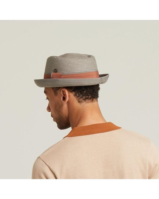 Dasmarca Hats Brown Dasmarca Durban Summer Diamond Crown Light Weight Breathable Porkpie Hat for men