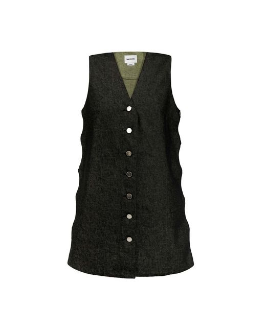 Van Brussel Black Bruno Vest Dress