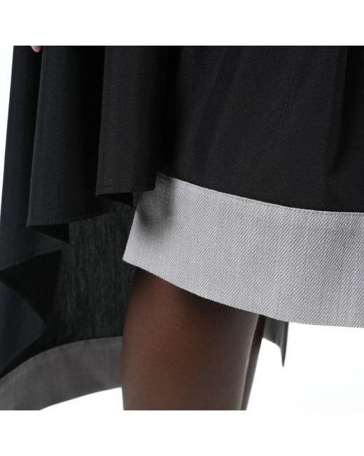Metamorph Blue Two-Toned Asymmetrical Denim Tunic Dress