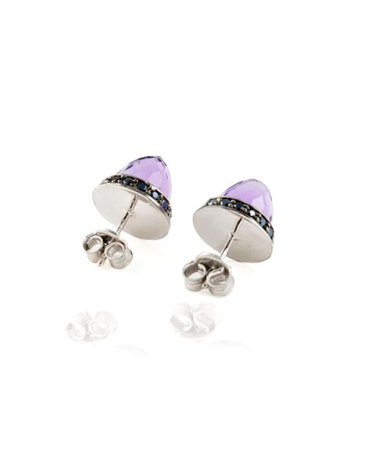 The Jewellery Store London Purple Istanbul Secret Amethyst And Spinel Studs
