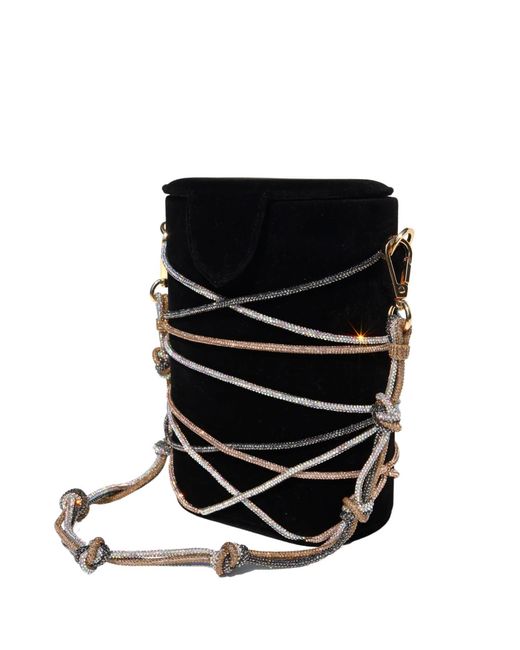 Simitri Black Knotty Bucket Bag