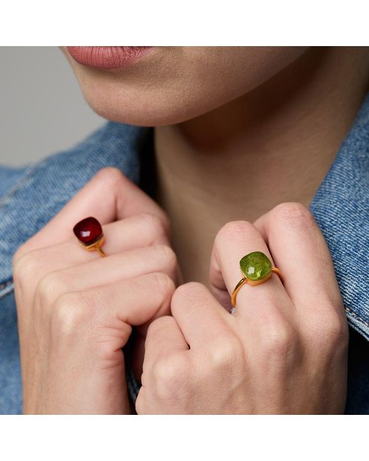 Amadeus Yellow Sophia Peridot Gemstone Ring
