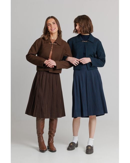 Lou&Up (Formerly Loup Clothing) Blue Pinstripe Jacket