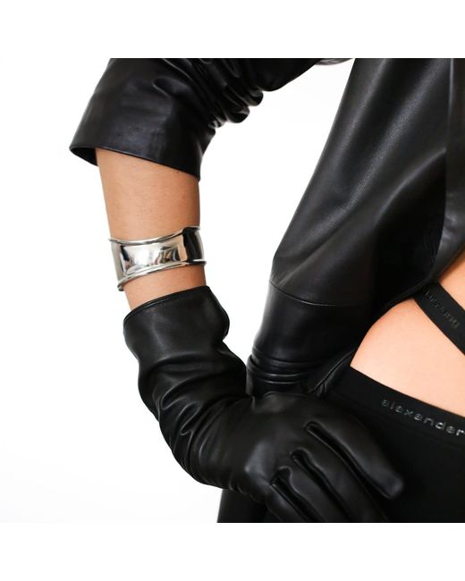 Miss Cecilia Metallic Arc Cuff Bangle