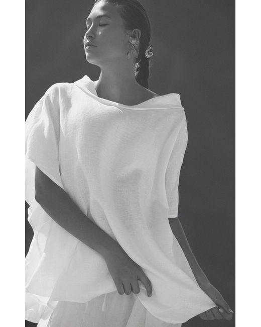 MARICEL White Neutrals Cristina Tunic