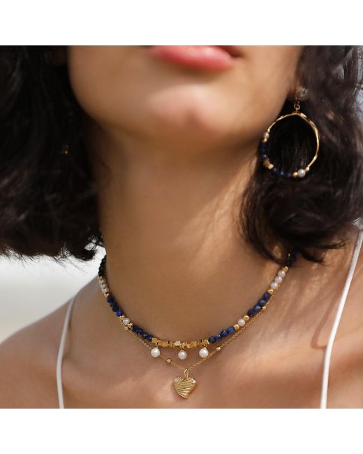 Retro Chic Metallic Poseidon Necklace Set