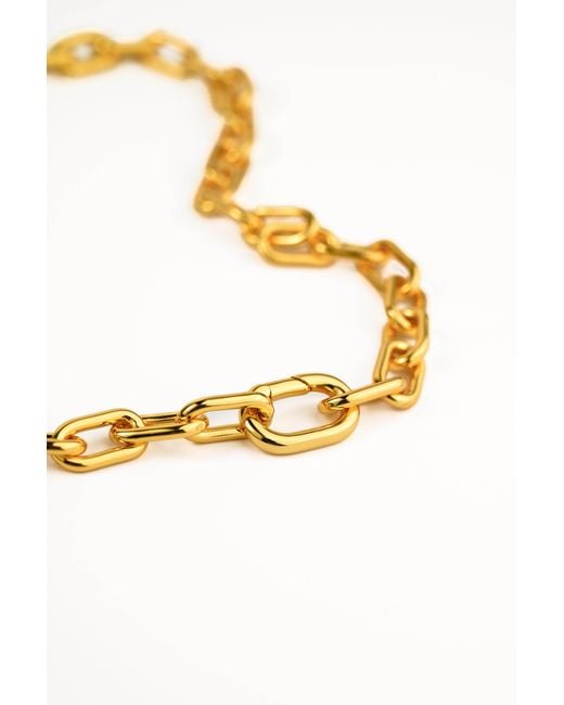 Zynnia Collective Metallic Mod Chain Necklace