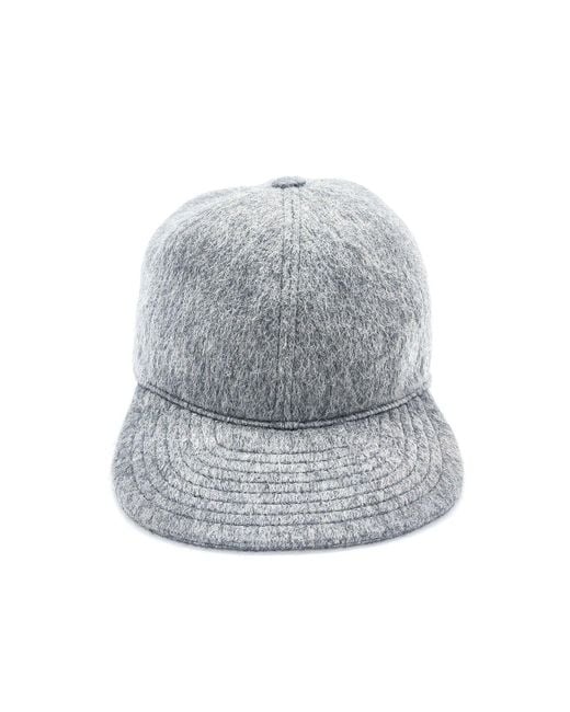 DORIA 1905 Gray Wool Rollable Baseball Cap Baseball for men