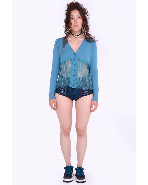 Natalia Petruch Blue Becki Cardigan
