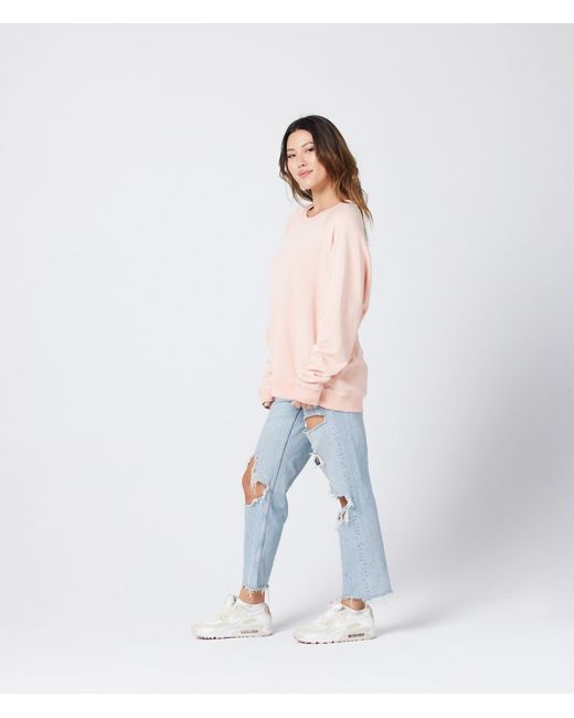 Known Supply Pink Raglan Sweatshirt