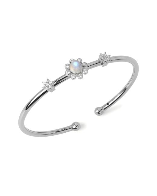 Freqnc Atelier Metallic Eight Petals Bangle