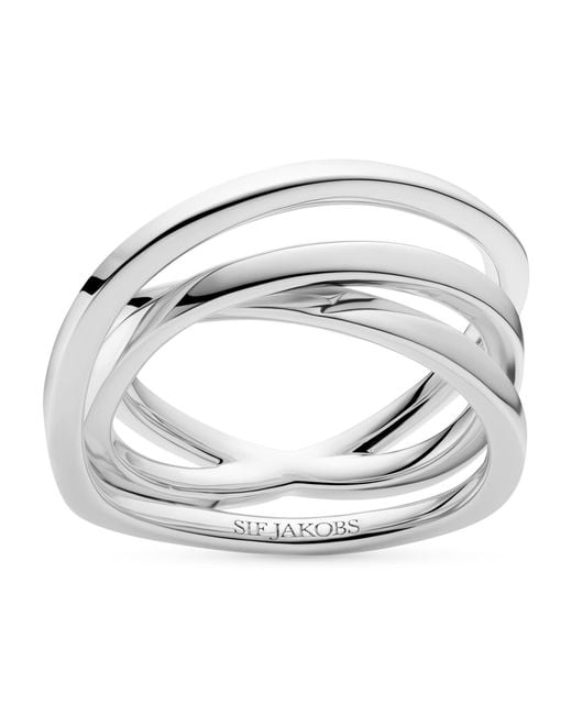 Sif Jakobs Jewellery Metallic Ring Spirale Pianura
