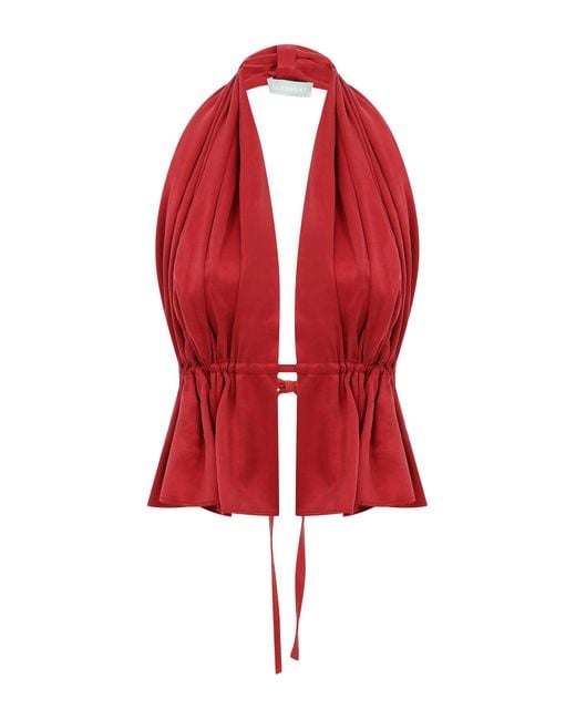 Cansu Xi Red Easy Top