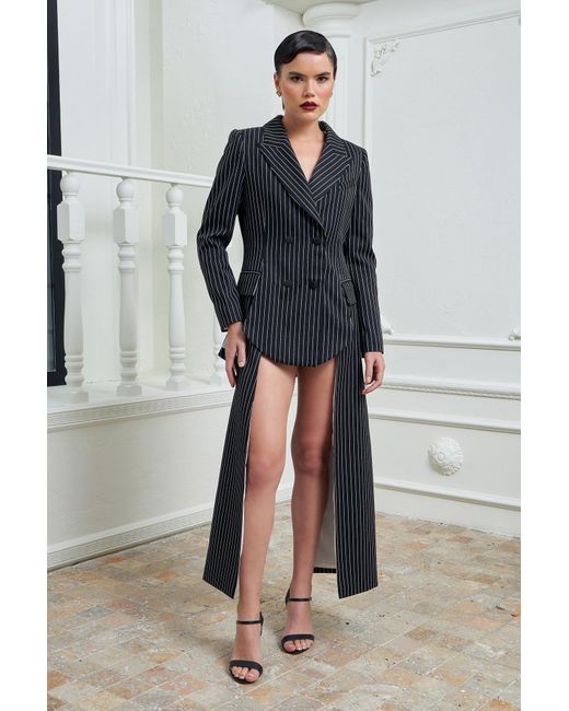 Lumina Eligma Black Opera Blazer Dress