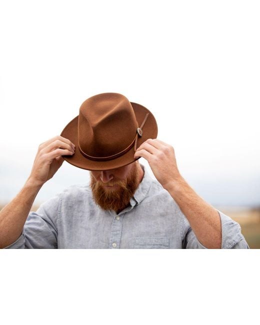 Jamie Slye Hats + Accessories Brown Buddy Wool Fedora Hat