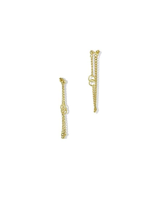 Argento Vivo White The Roxe Chain Link Earring
