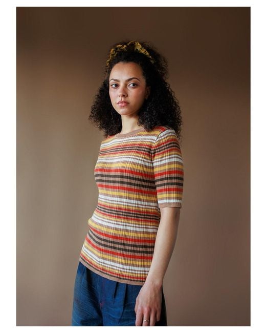 Mabli Brown Caravan Tee