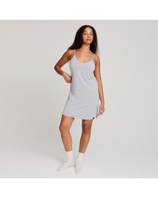 Pretty You London Gray Bamboo Chemise Nightdress