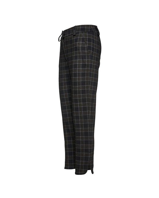 Conquista Black Punto Di Roma Crop Pants