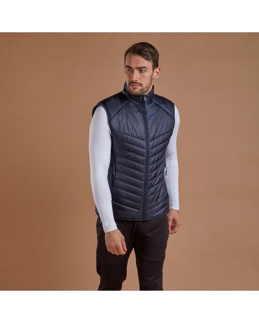 NUMBAT Blue Thermal Gilet for men