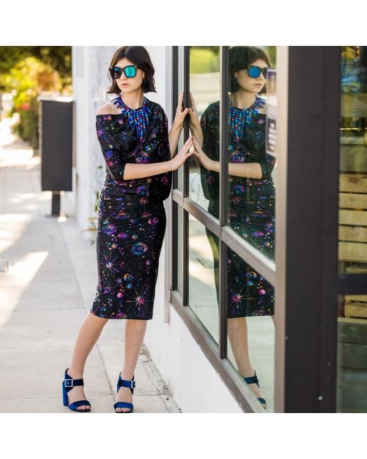 Jennafer Grace Black Celestia Angle Dress