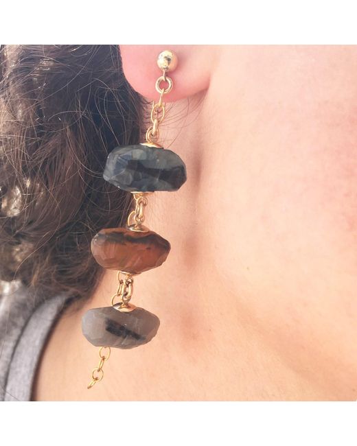 Bio-Trimmings Metallic Seaborg Earrings