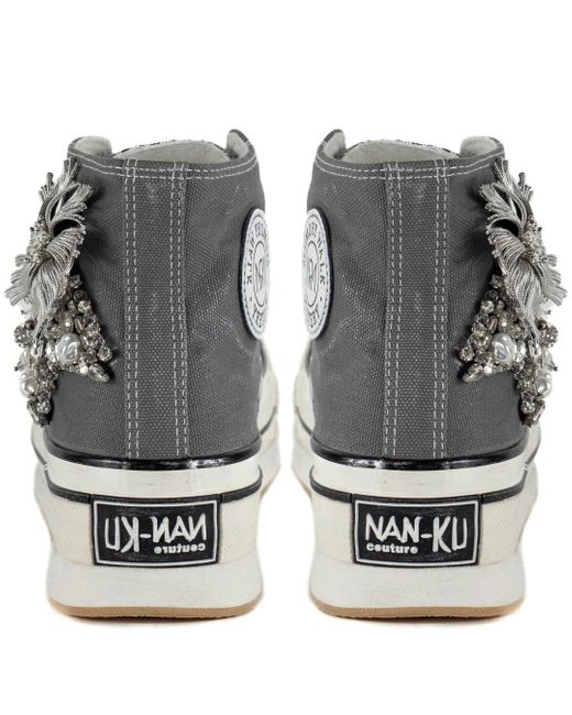 Keith Scarrott Shoes Gray Coppola Hi-Top