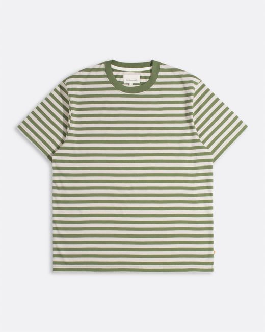 Far Afield Green Ringer Stripe T-Shirt for men