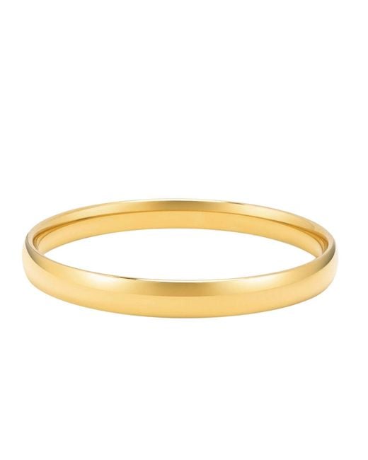 Nialaya Metallic Classic 8Mm Round Bangle